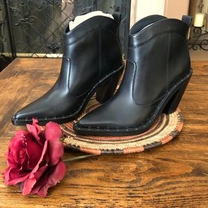 REBECCA MINKOFF Leather Booties